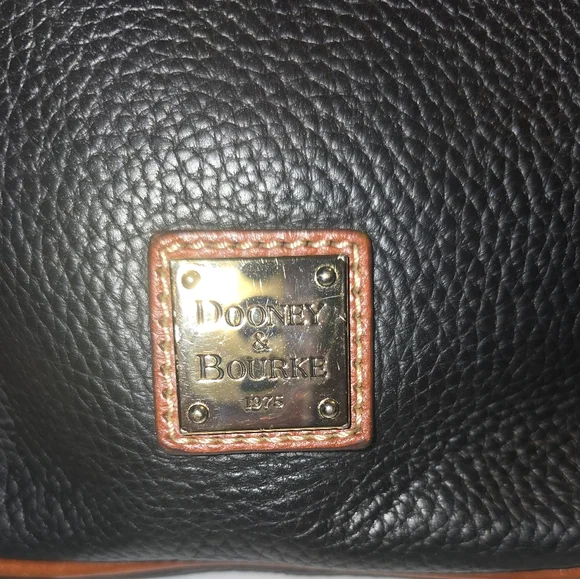 Dooney & Bourke Black and Brown Crossbody Bag - Picture 2 of 6
